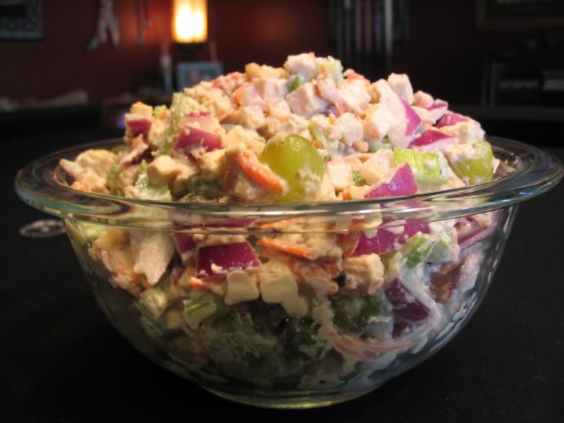 justthefood.com...the blog: Tofu "Chicken" Salad, Waldorf Style?